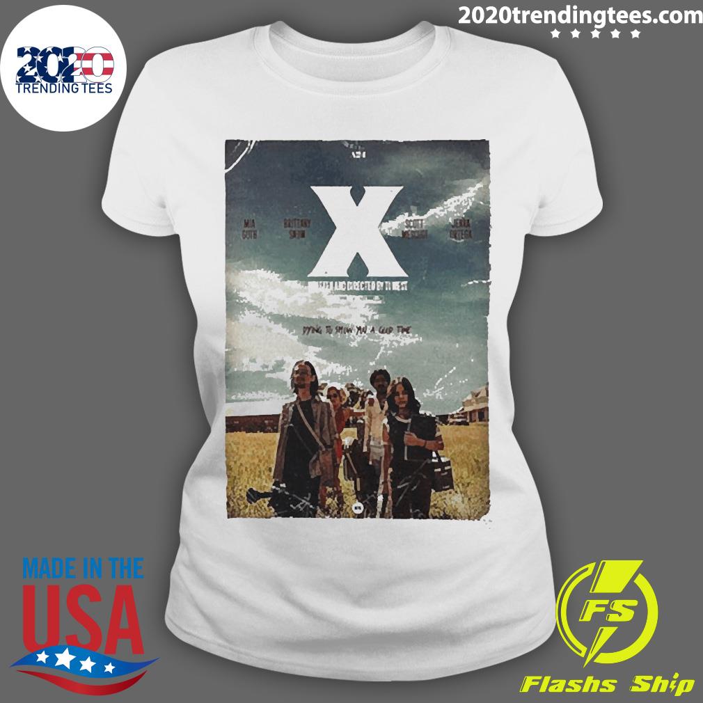 Official X Movie Ti West A24 - Adult & Kids T-Shirts, Sweatshirts & Hoodies apparel design preview 3