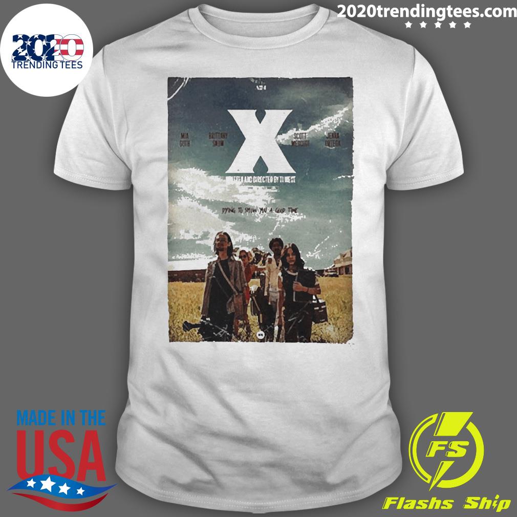 Official X Movie Ti West A24 - Adult & Kids T-Shirts, Sweatshirts & Hoodies apparel design preview 1