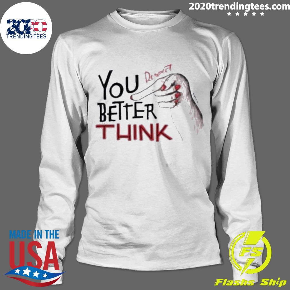 Official you Better Think Respect Aretha Franklin - Adult & Kids T-Shirts, Sweatshirts & Hoodies apparel design preview 4