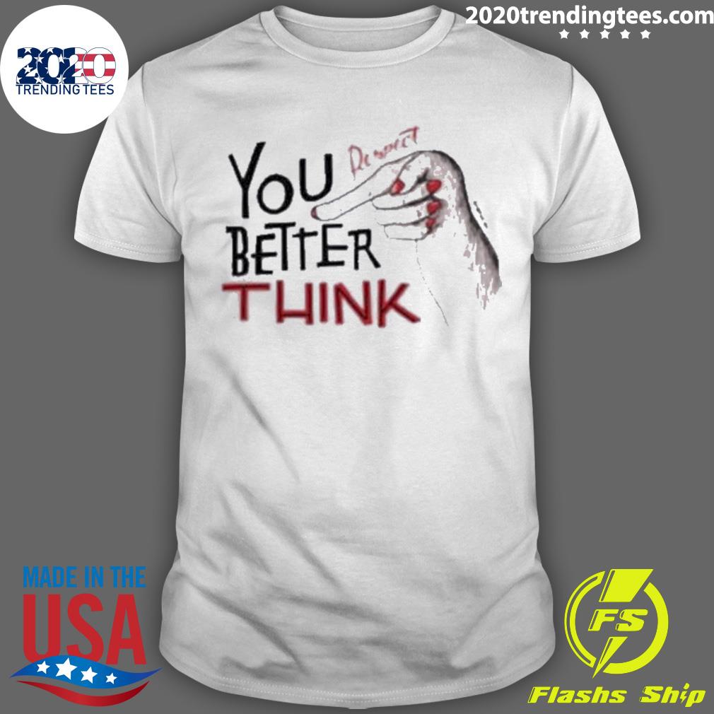 Official you Better Think Respect Aretha Franklin - Adult & Kids T-Shirts, Sweatshirts & Hoodies apparel design preview 1