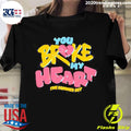 Official you Broke My Heart The Summer Set - Adult & Kids T-Shirts, Sweatshirts & Hoodies apparel design preview 1
