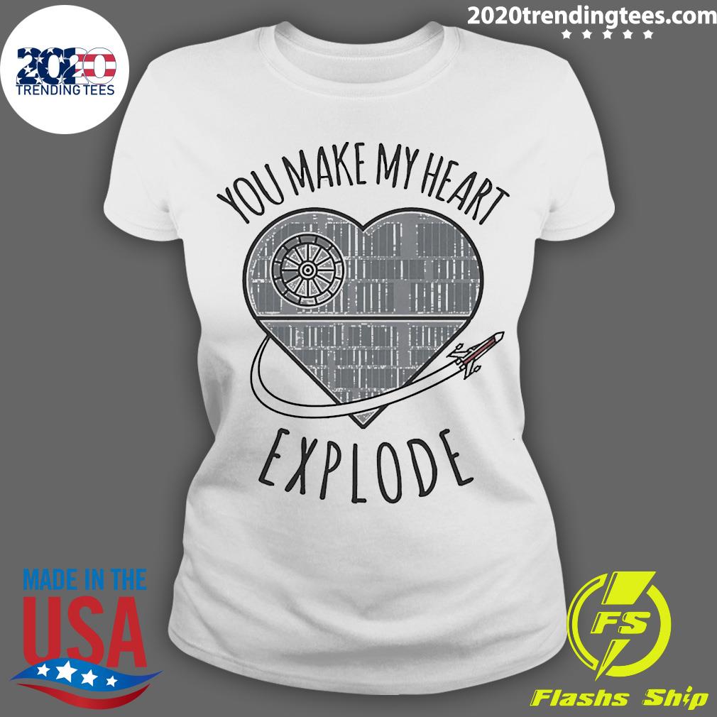 Official You Make My Heart Explode Star Wars - Adult & Kids T-Shirts, Sweatshirts & Hoodies apparel design preview 3