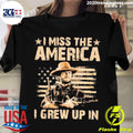Official young Clint Eastwood I Miss The America Grew - Adult & Kids T-Shirts, Sweatshirts & Hoodies apparel design preview 1