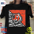 Official youth Cincinnati Bengals Black Divide 2023 - Adult & Kids T-Shirts, Sweatshirts & Hoodies apparel design preview 1