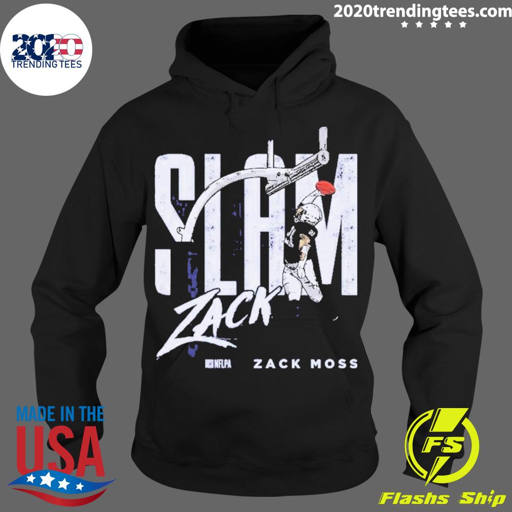 Official zack Moss Indianapolis Colts Slam - Adult & Kids T-Shirts, Sweatshirts & Hoodies apparel design preview 2