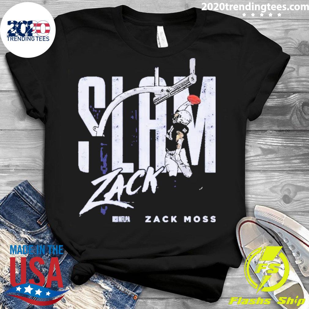 Official zack Moss Indianapolis Colts Slam - Adult & Kids T-Shirts, Sweatshirts & Hoodies apparel design preview 3