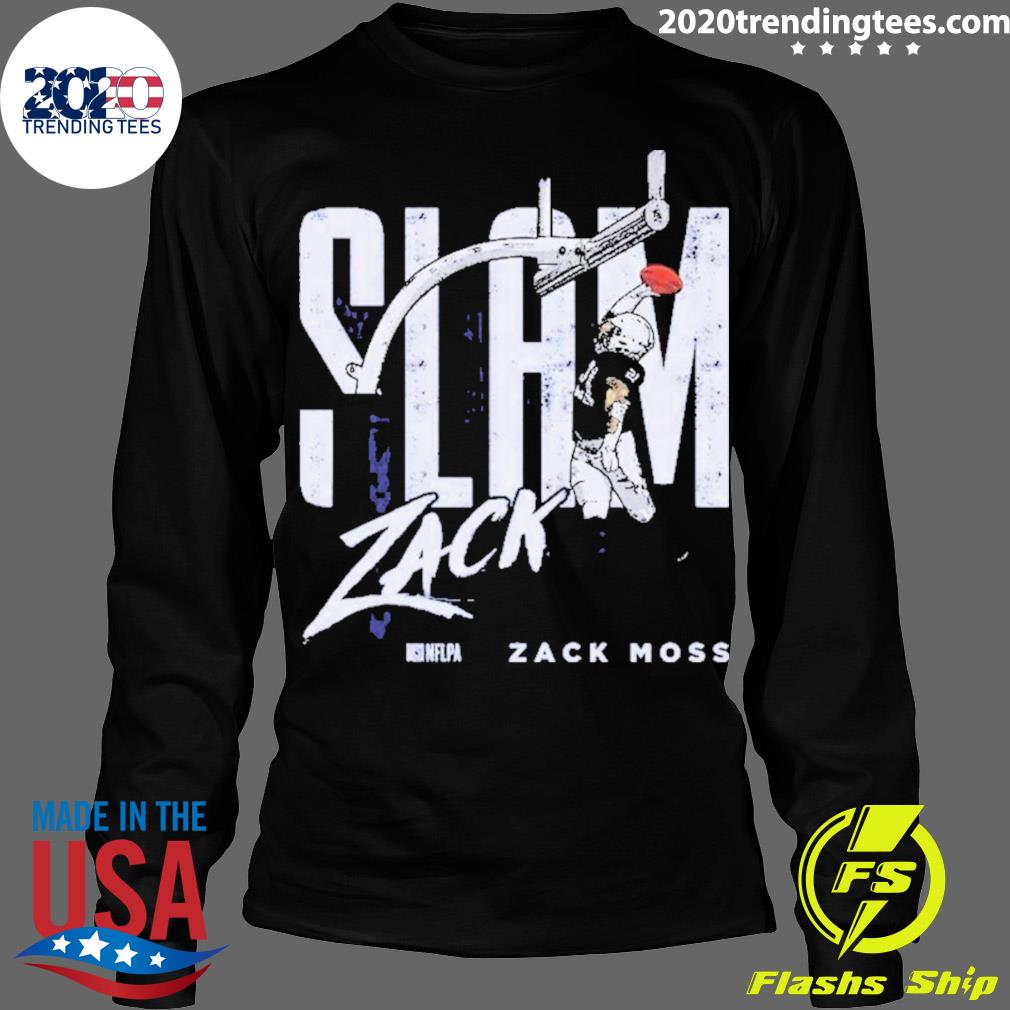 Official zack Moss Indianapolis Colts Slam - Adult & Kids T-Shirts, Sweatshirts & Hoodies apparel design preview 4