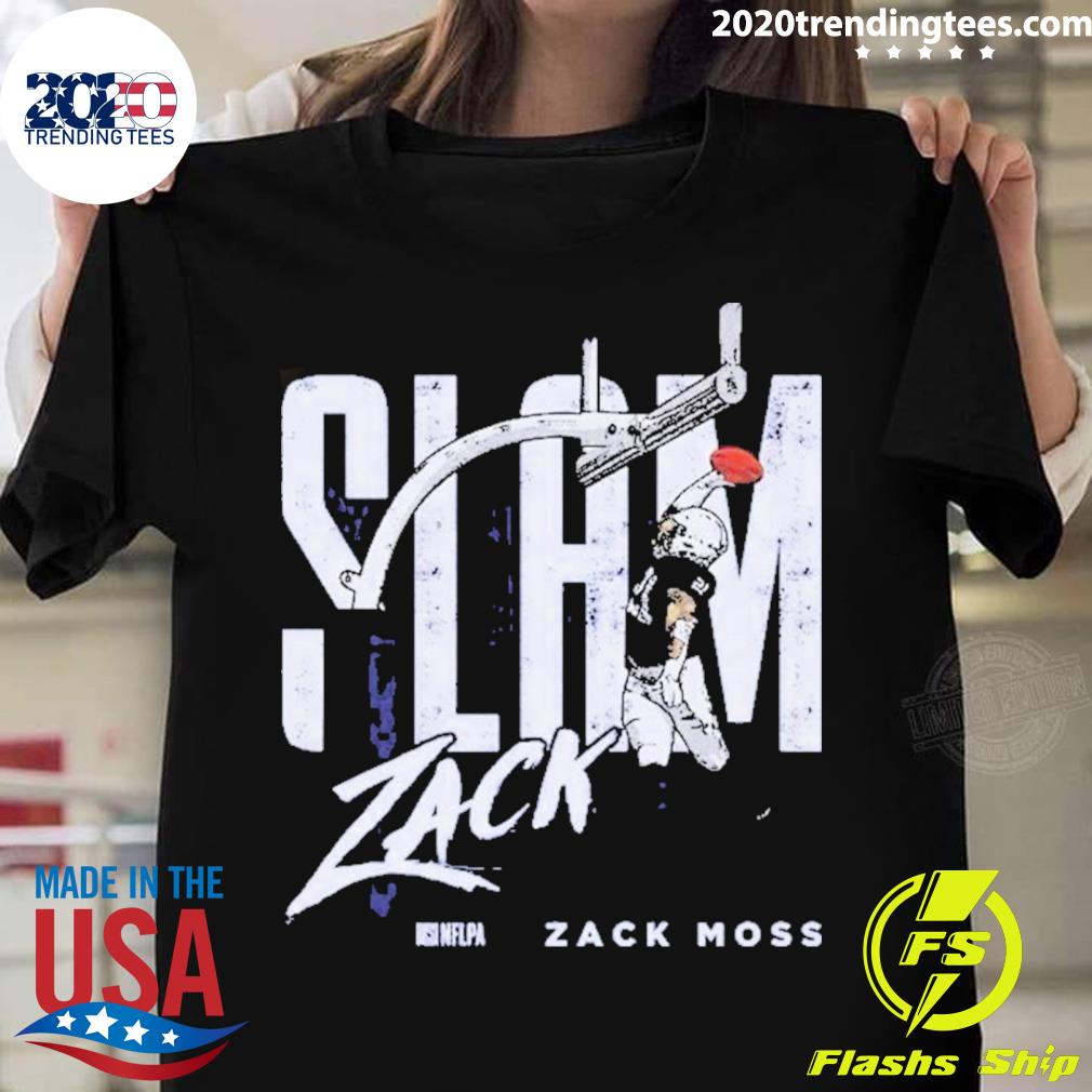 Official zack Moss Indianapolis Colts Slam - Adult & Kids T-Shirts, Sweatshirts & Hoodies apparel design preview 1