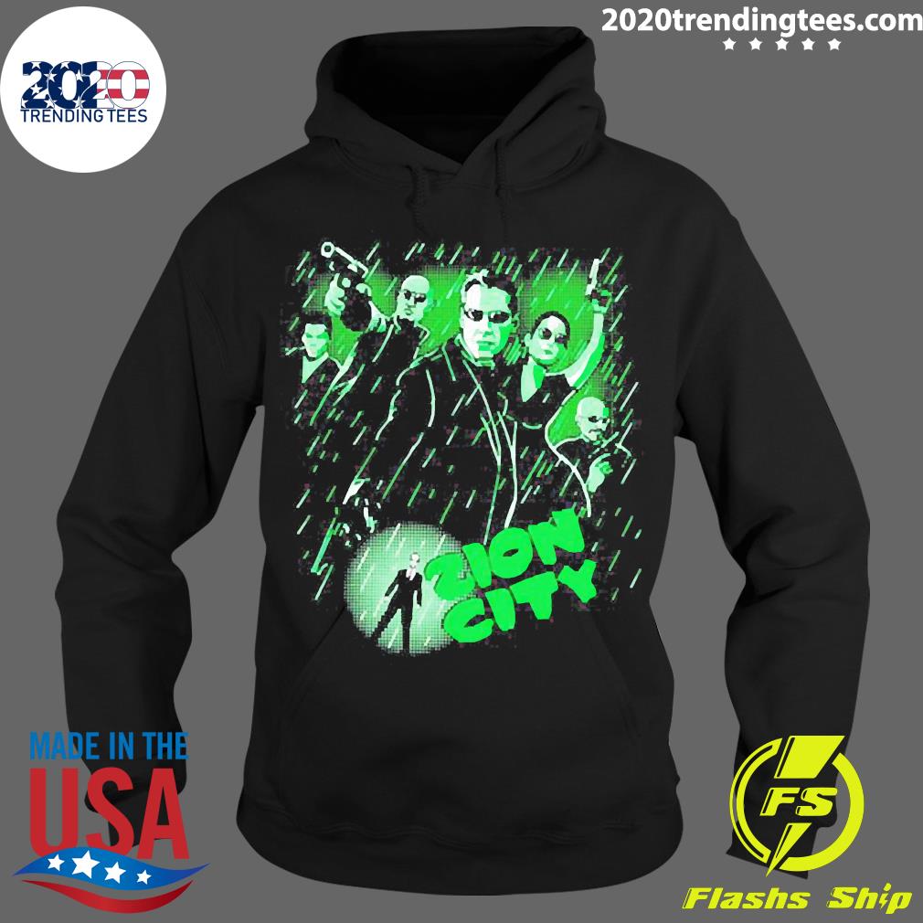 Official Zion City Matrix - Adult & Kids T-Shirts, Sweatshirts & Hoodies apparel design preview 2