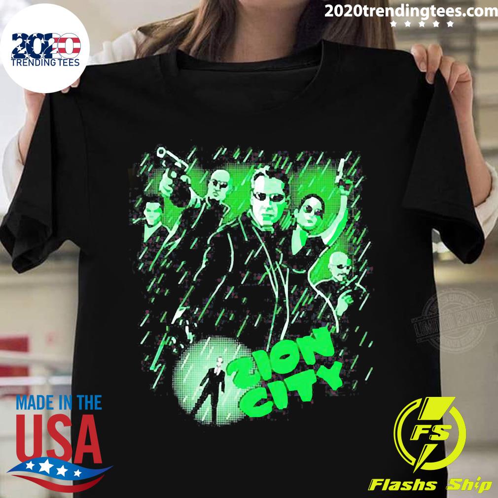 Official Zion City Matrix - Adult & Kids T-Shirts, Sweatshirts & Hoodies apparel design preview 1