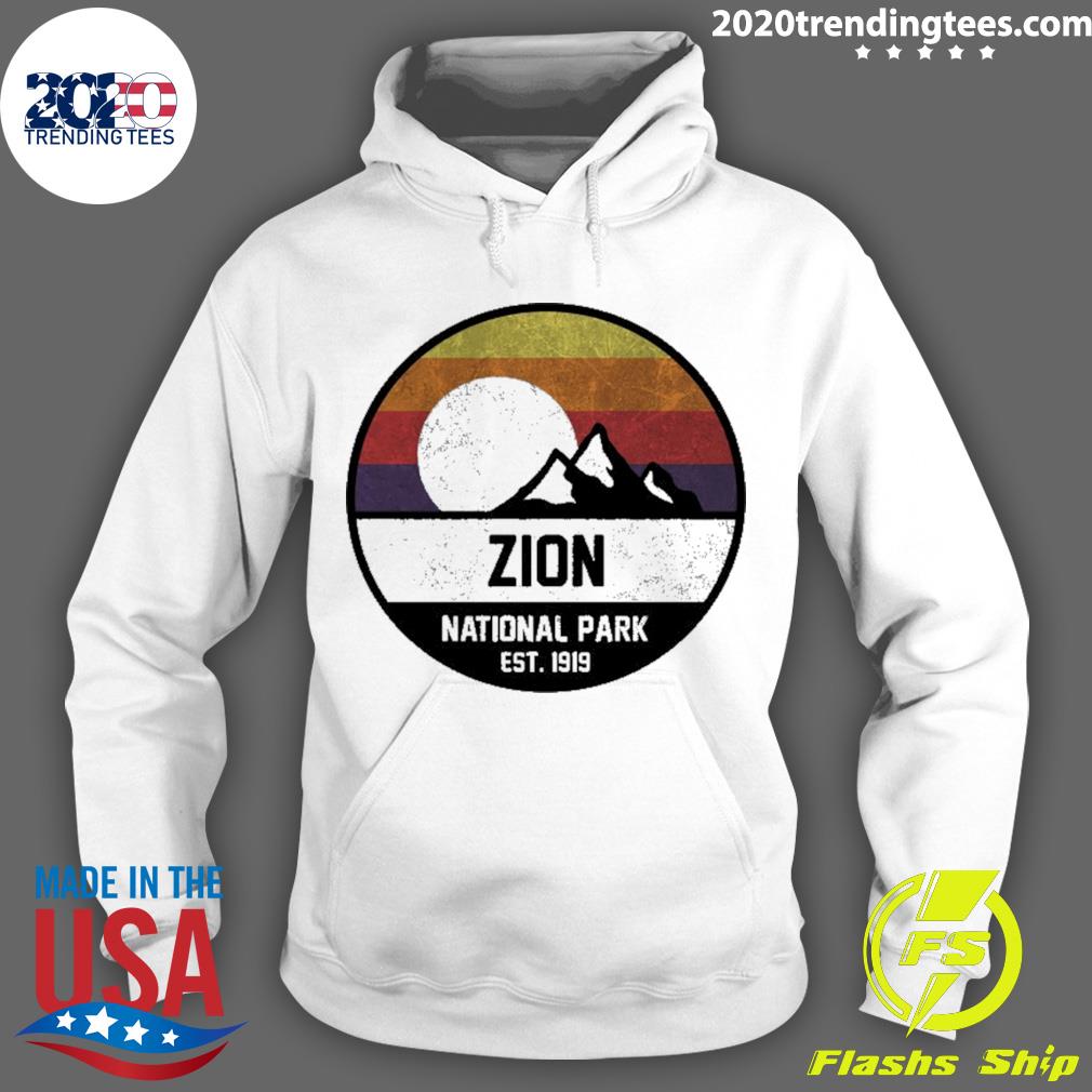 Official zion National Park Utah Design - Adult & Kids T-Shirts, Sweatshirts & Hoodies apparel design preview 2