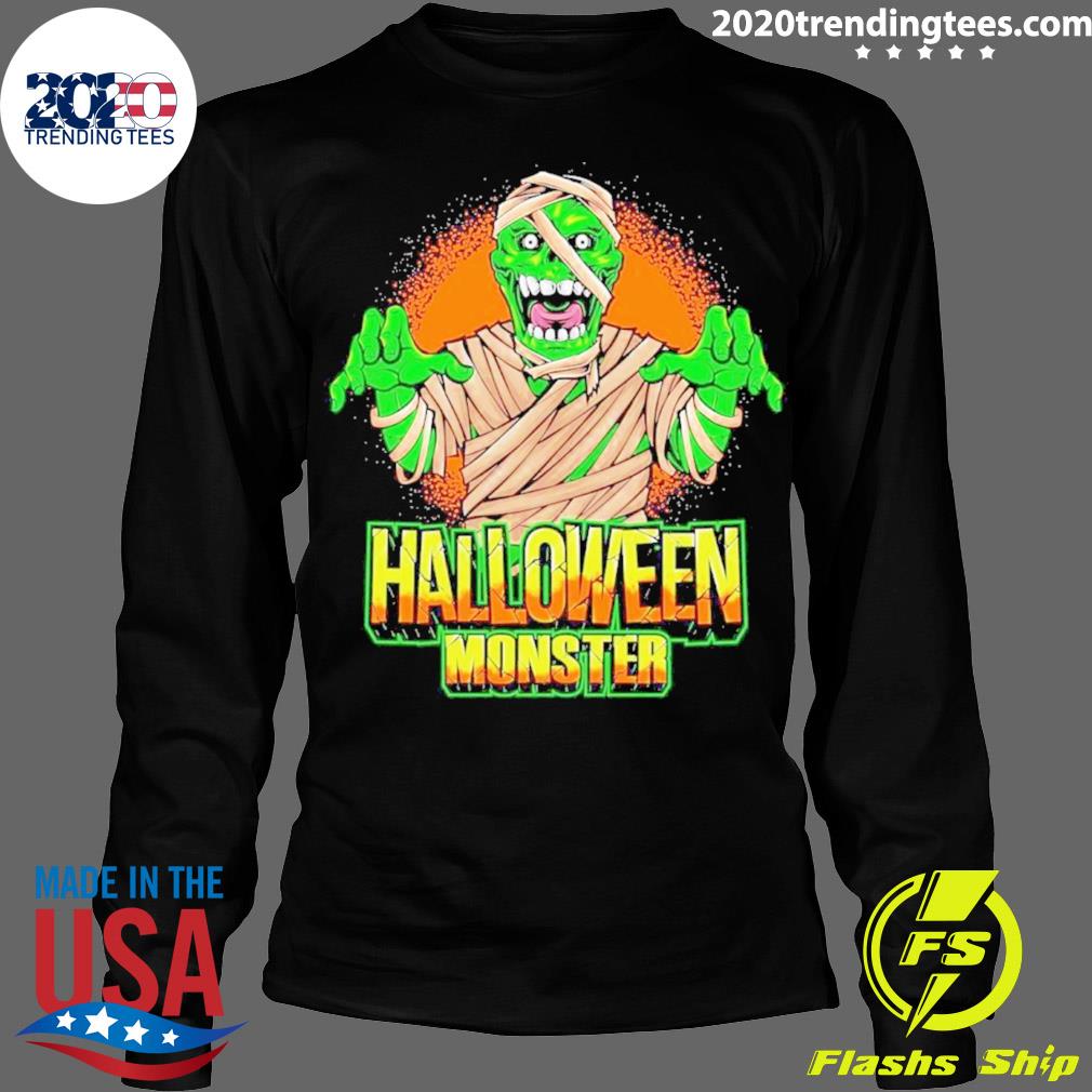 Official zombie Halloween Monster - Adult & Kids T-Shirts, Sweatshirts & Hoodies apparel design preview 4