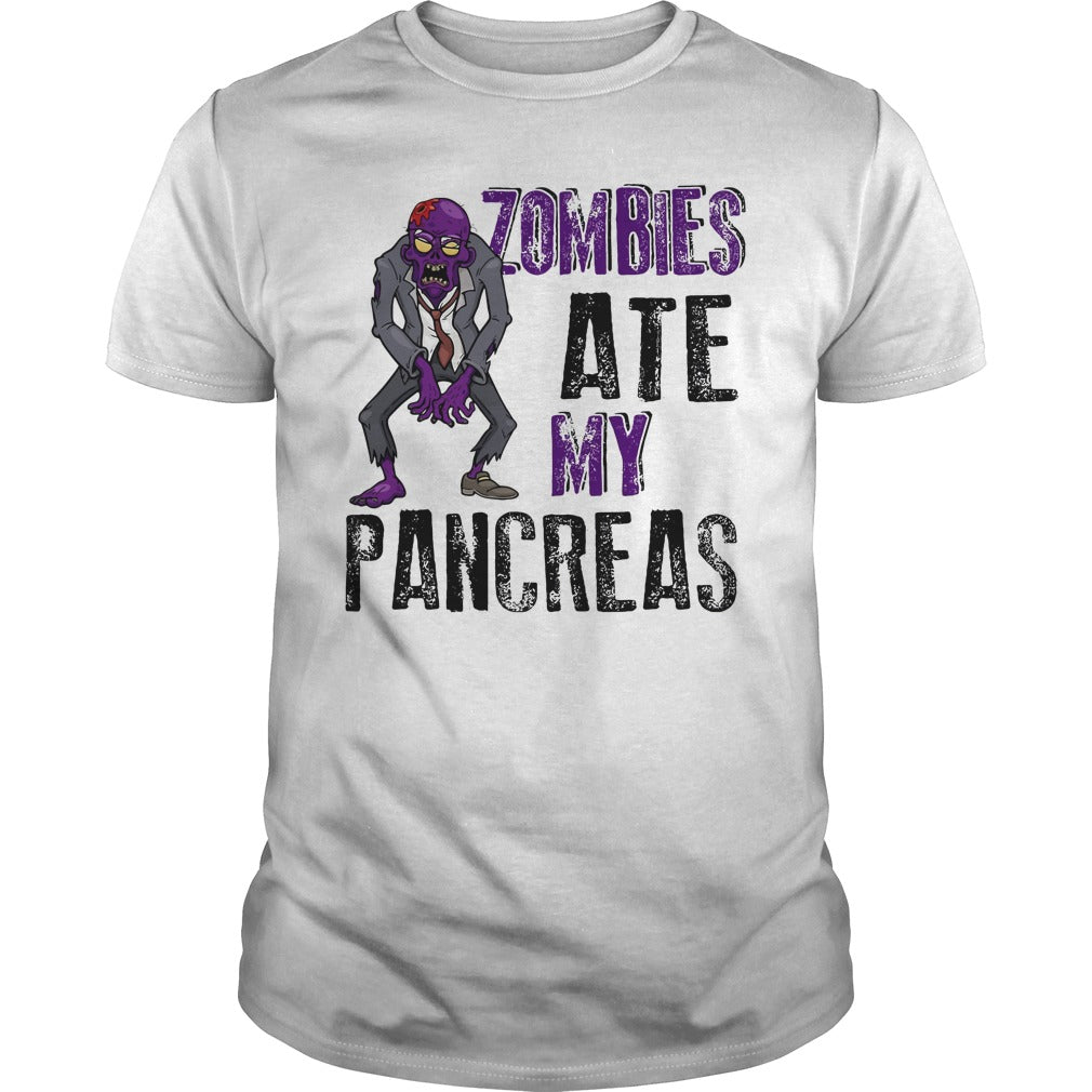 Official Zombies Ate My Pancreas - Adult & Kids T-Shirts, Sweatshirts & Hoodies apparel design preview 1