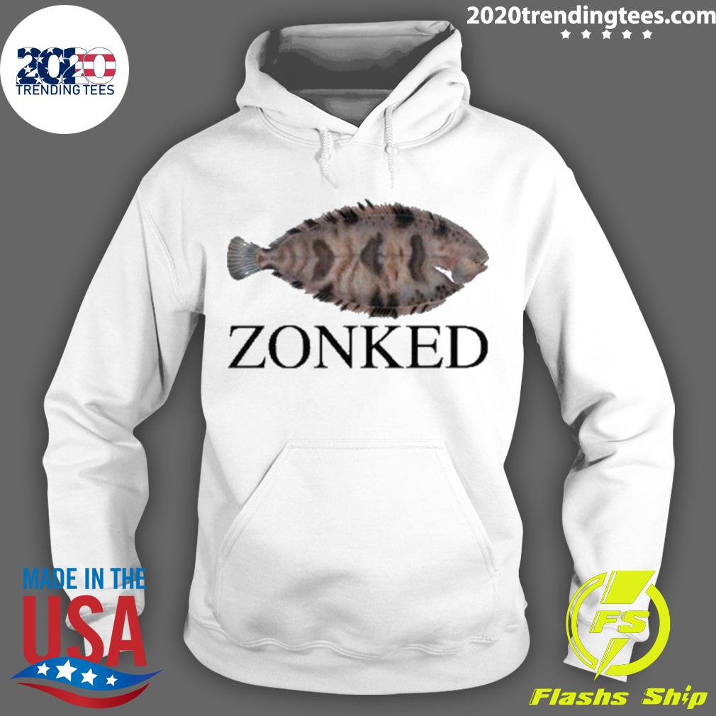 Official zonked Fish - Adult & Kids T-Shirts, Sweatshirts & Hoodies apparel design preview 2
