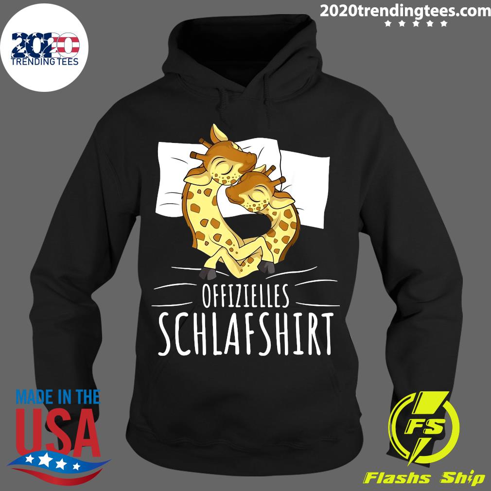 Offizielles Schlafshirt Giraffe Schlafen - Adult & Kids T-Shirts, Sweatshirts & Hoodies apparel design preview 2