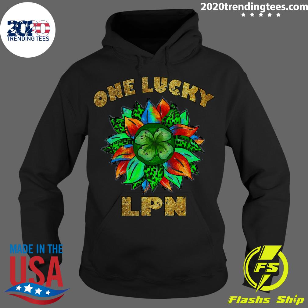 One Lucky LPN - Adult & Kids T-Shirts, Sweatshirts & Hoodies apparel design preview 2