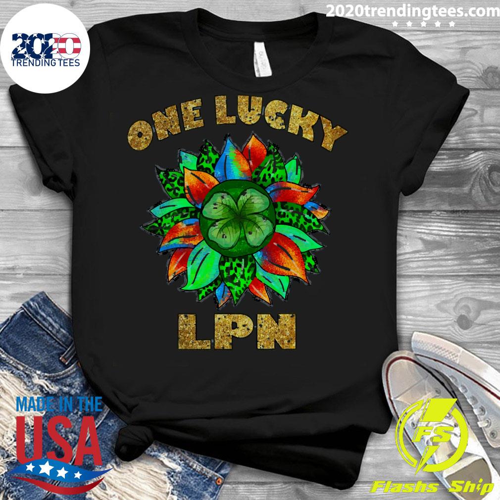 One Lucky LPN - Adult & Kids T-Shirts, Sweatshirts & Hoodies apparel design preview 3