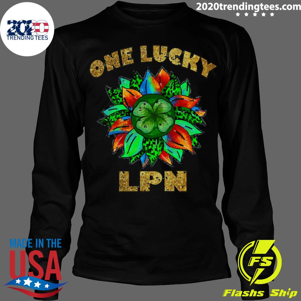 One Lucky LPN - Adult & Kids T-Shirts, Sweatshirts & Hoodies apparel design preview 4