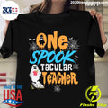One Spooktacular Teacher Halloween Ghost School - Adult & Kids T-Shirts, Sweatshirts & Hoodies apparel design preview 1