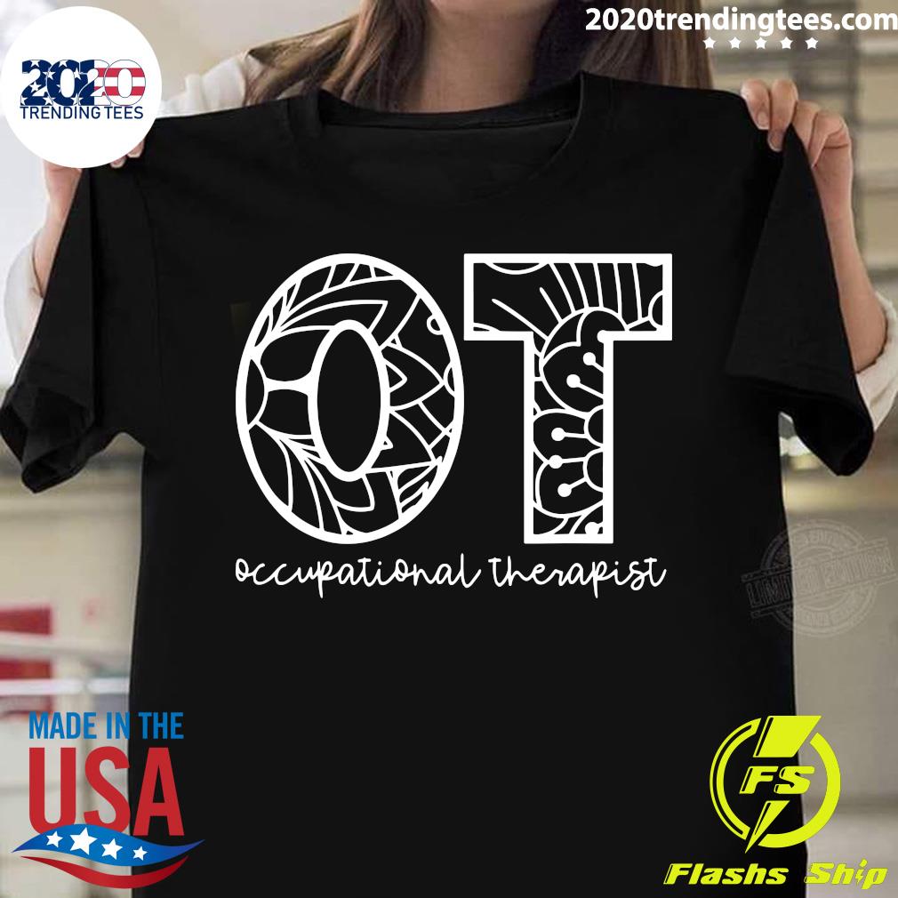 Ot Occupational Therapy Mandala Therapist - Adult & Kids T-Shirts, Sweatshirts & Hoodies apparel design preview 1