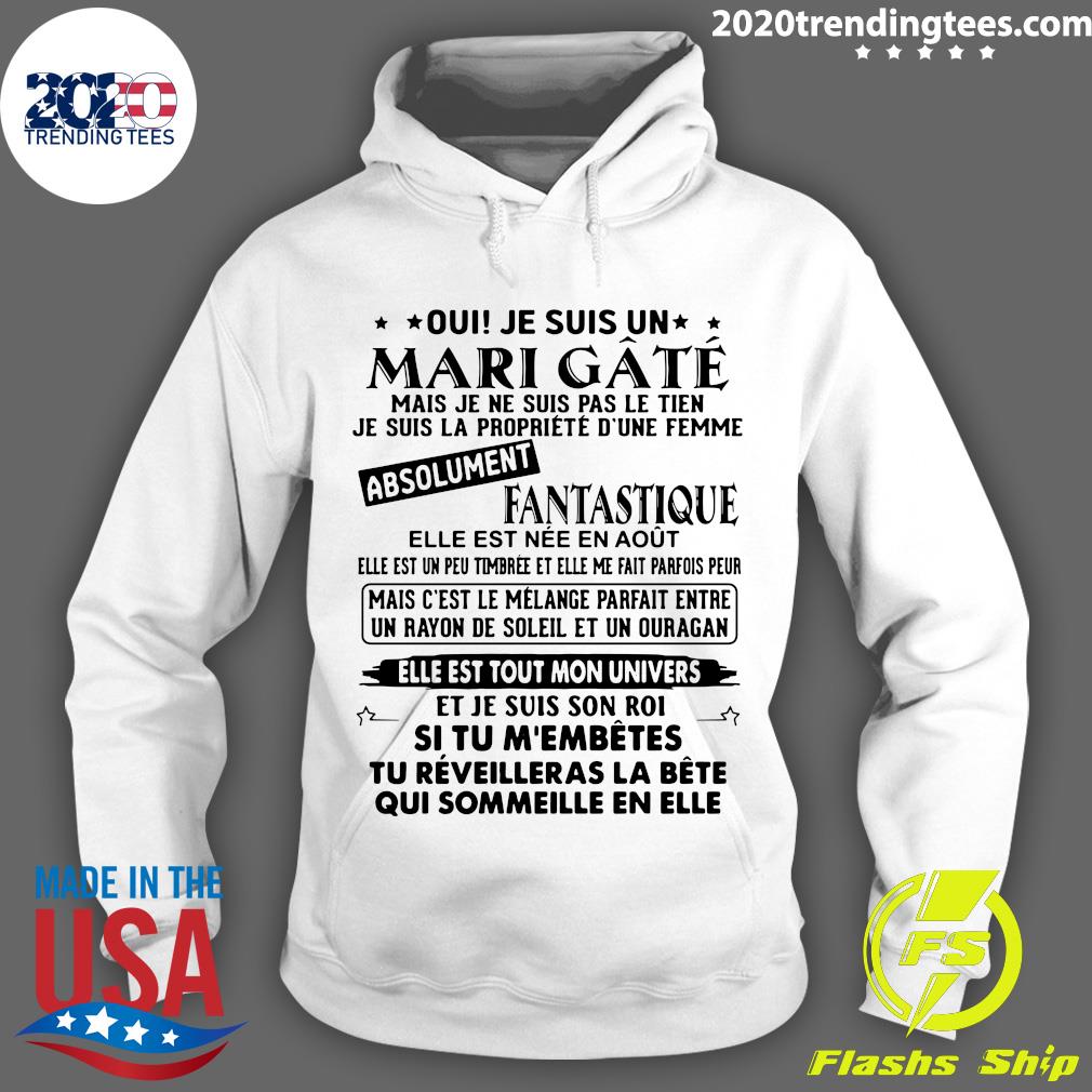Oui Je Suis Un Mari Gâté Absolument Fantastique - Adult & Kids T-Shirts, Sweatshirts & Hoodies apparel design preview 2
