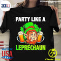 Party Like A Leprechaun St Patrick's Day - Adult & Kids T-Shirts, Sweatshirts & Hoodies apparel design preview 1