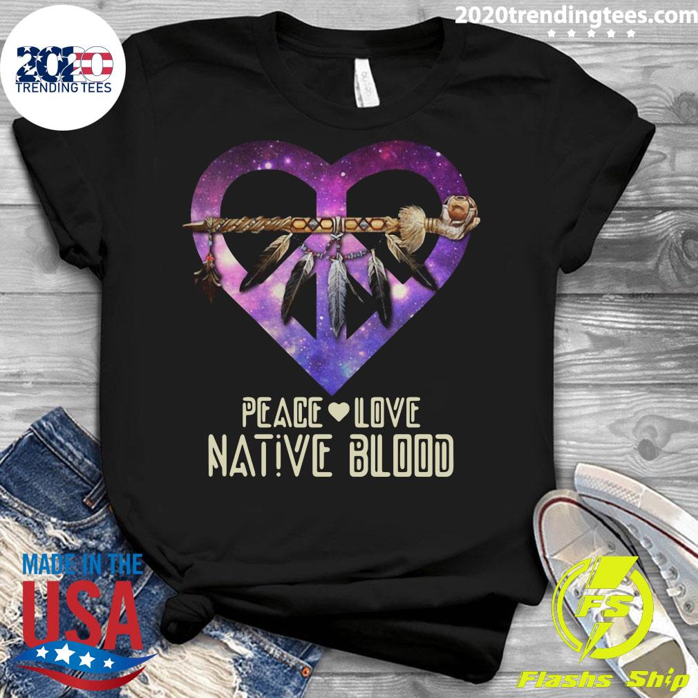 Peace Love Dative Blood - Adult & Kids T-Shirts, Sweatshirts & Hoodies apparel design preview 3