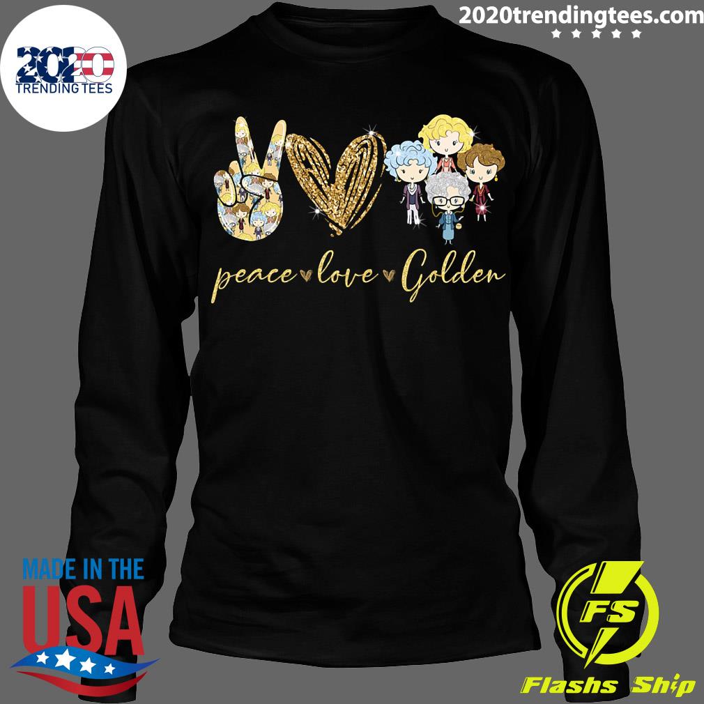 Peace Love Golden Printed Apparels - Adult & Kids T-Shirts, Sweatshirts & Hoodies apparel design preview 4