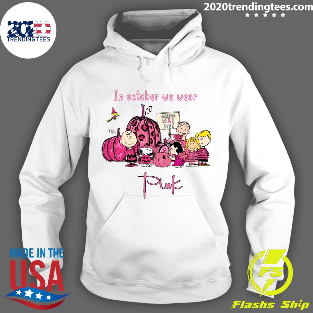 Peanut Snoopy Charlie Brown Friends In October We - Adult & Kids T-Shirts, Sweatshirts & Hoodies apparel design preview 2