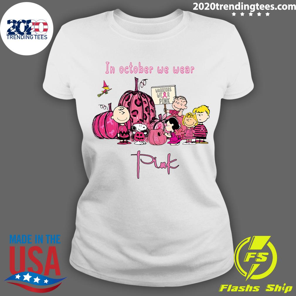 Peanut Snoopy Charlie Brown Friends In October We - Adult & Kids T-Shirts, Sweatshirts & Hoodies apparel design preview 3
