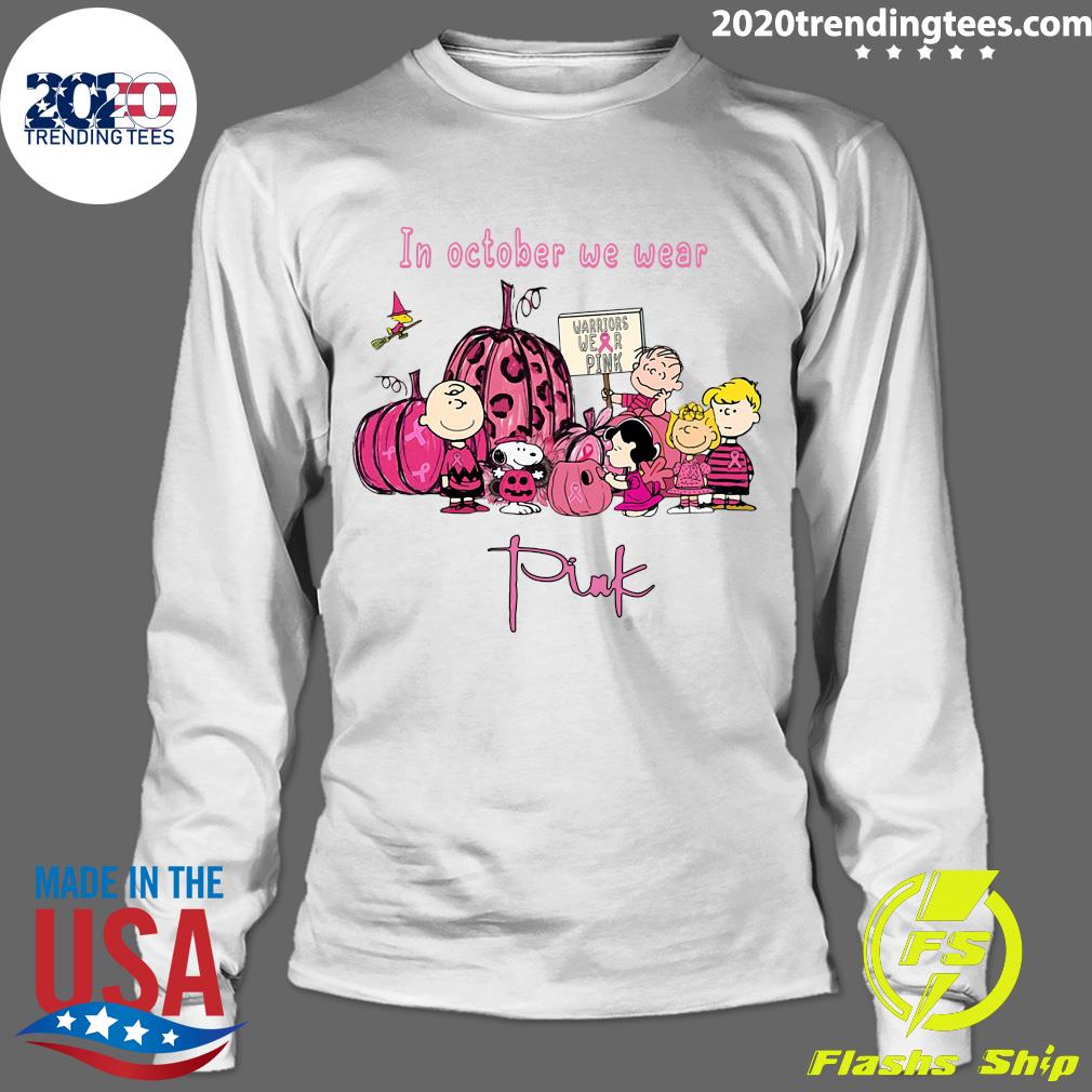 Peanut Snoopy Charlie Brown Friends In October We - Adult & Kids T-Shirts, Sweatshirts & Hoodies apparel design preview 4