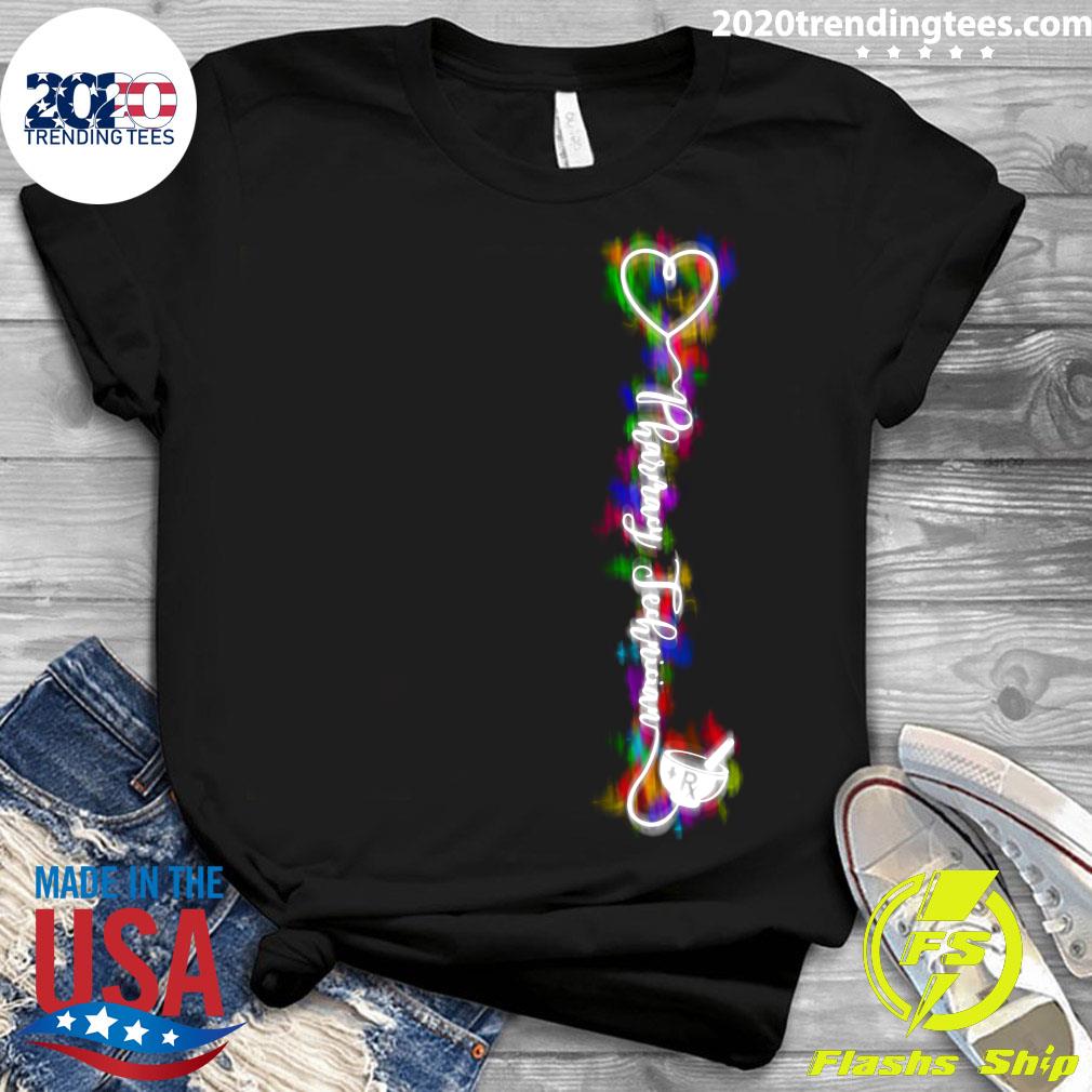 Pharmacy Technician Heart - Adult & Kids T-Shirts, Sweatshirts & Hoodies apparel design preview 3