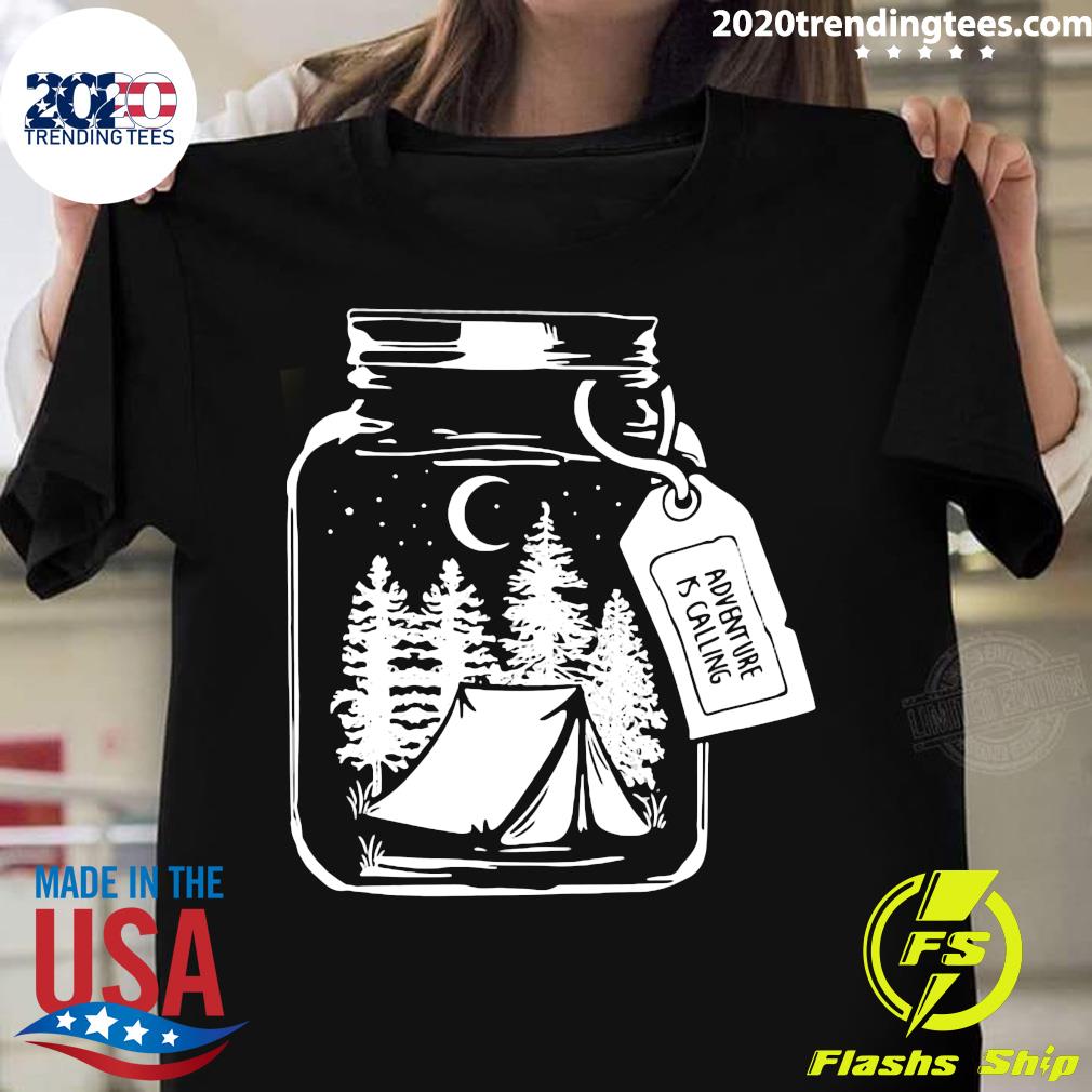 Pine Tree I Jar Forest Adventure Is Calling - Adult & Kids T-Shirts, Sweatshirts & Hoodies apparel design preview 1