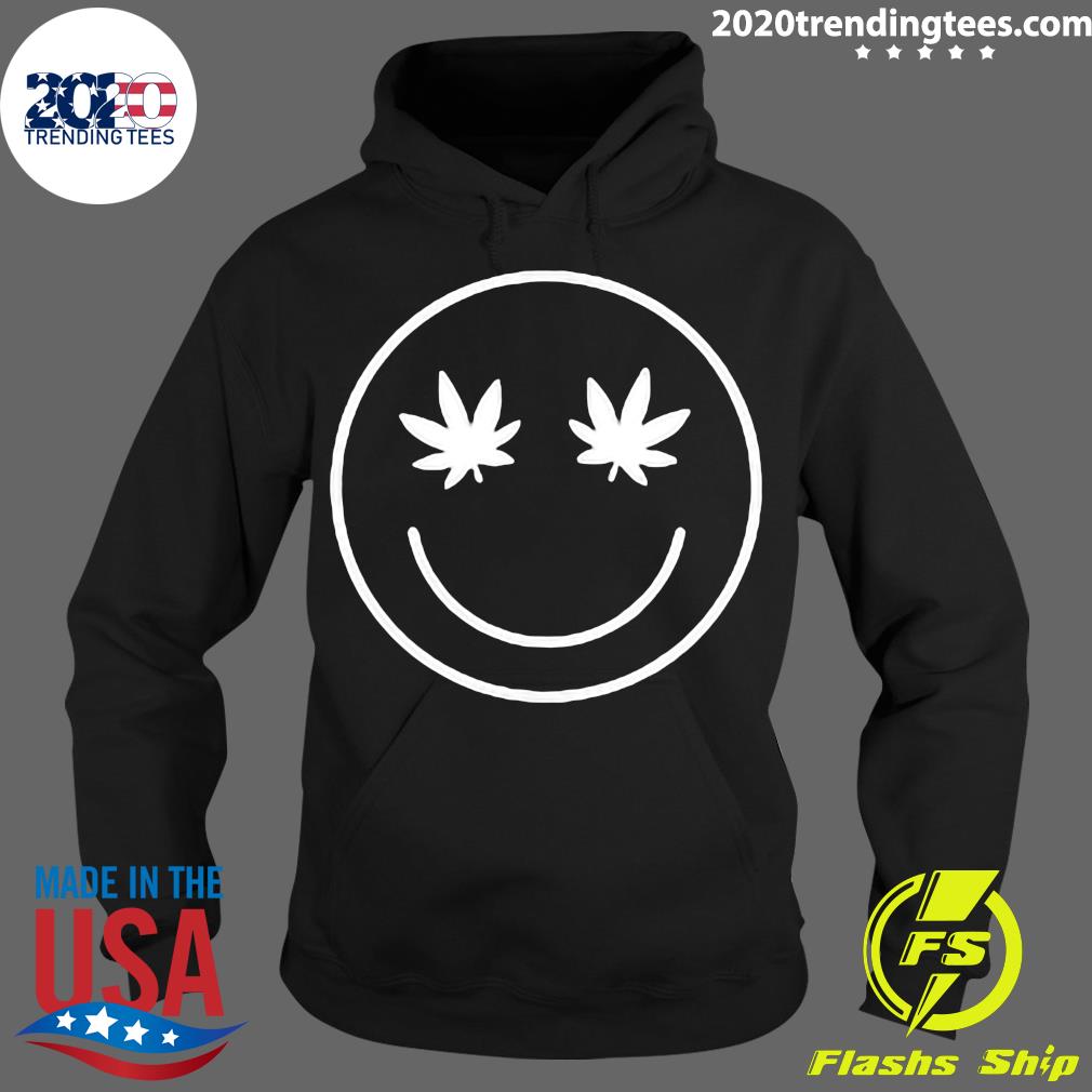 Pineapple Express Marijuana Leaf Weed Cannabis Face - Adult & Kids T-Shirts, Sweatshirts & Hoodies apparel design preview 2