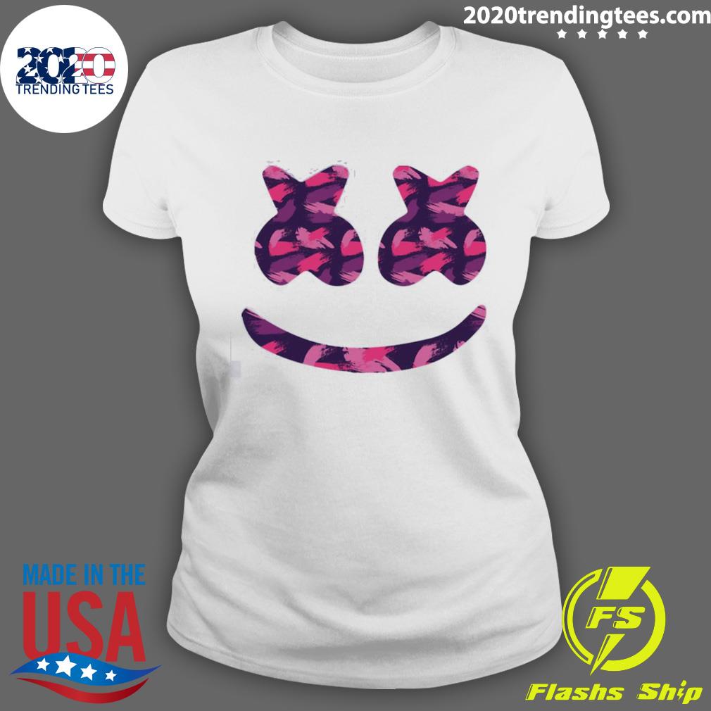 Pink Art Marshmello - Adult & Kids T-Shirts, Sweatshirts & Hoodies apparel design preview 3