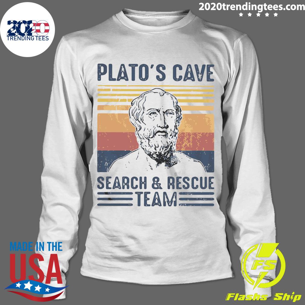 Plato's Cave Search And Rescue Team Vintage Retro - Adult & Kids T-Shirts, Sweatshirts & Hoodies apparel design preview 4