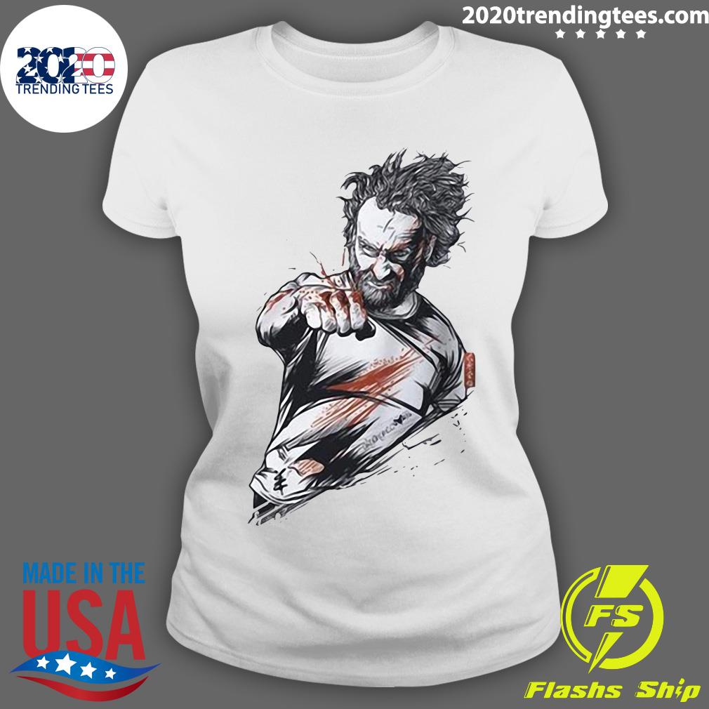 Playera Hombre Rick Grimes Fury - Adult & Kids T-Shirts, Sweatshirts & Hoodies apparel design preview 3