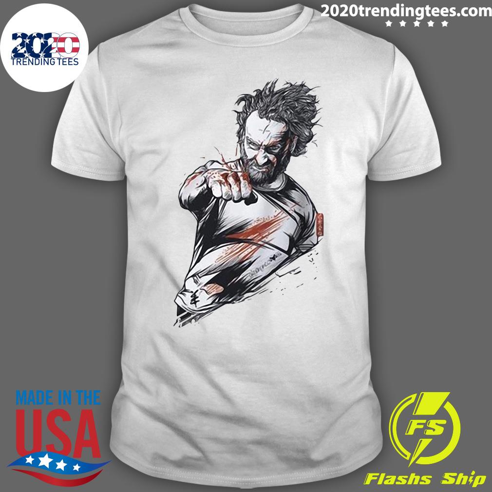Playera Hombre Rick Grimes Fury - Adult & Kids T-Shirts, Sweatshirts & Hoodies apparel design preview 1