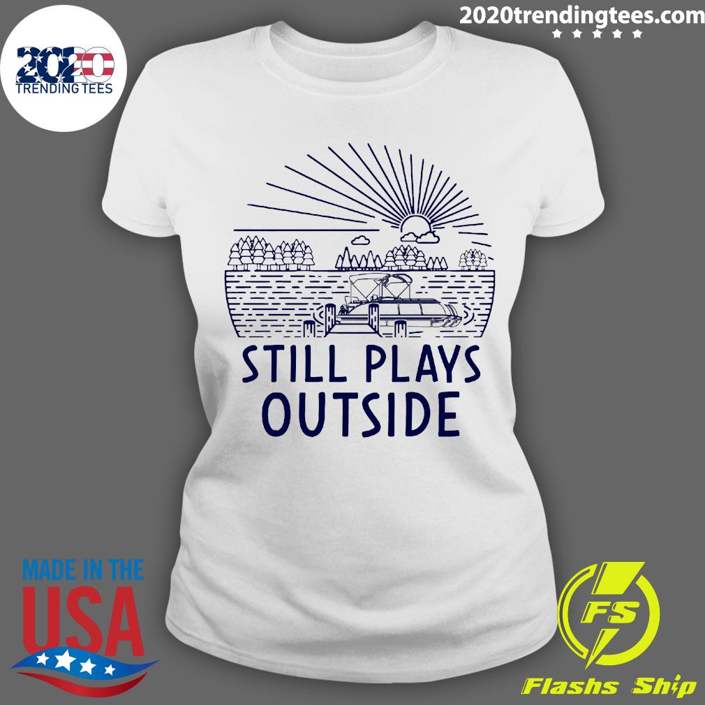 Pontoon Still Plays Outside - Adult & Kids T-Shirts, Sweatshirts & Hoodies apparel design preview 3
