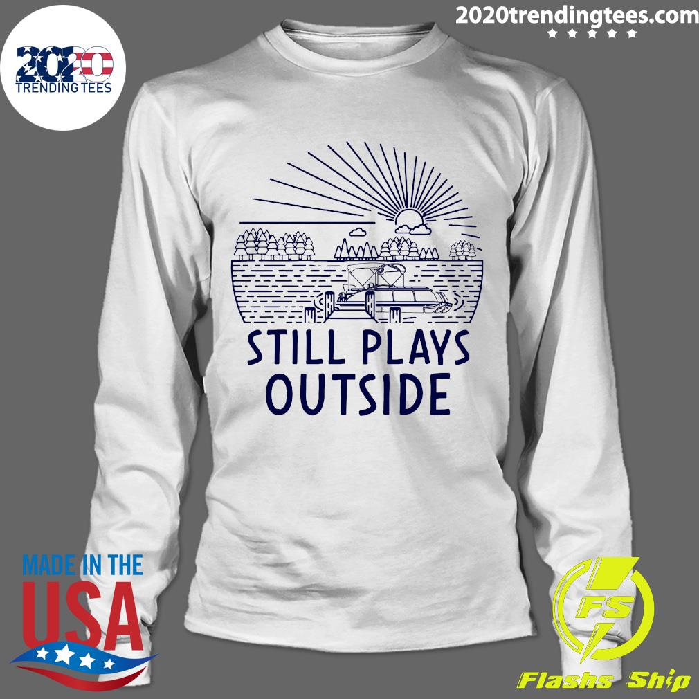 Pontoon Still Plays Outside - Adult & Kids T-Shirts, Sweatshirts & Hoodies apparel design preview 4