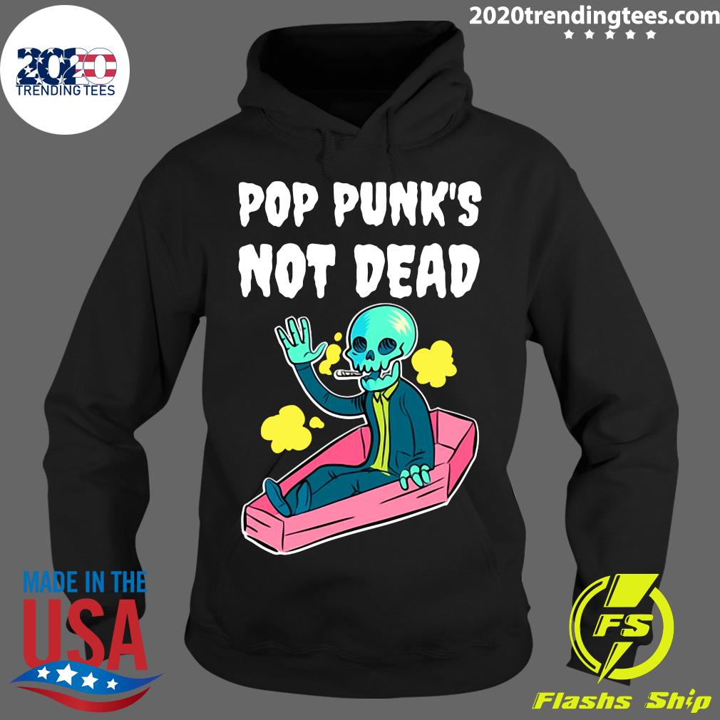Pop Punk's Not Dead Coffin - Adult & Kids T-Shirts, Sweatshirts & Hoodies apparel design preview 2