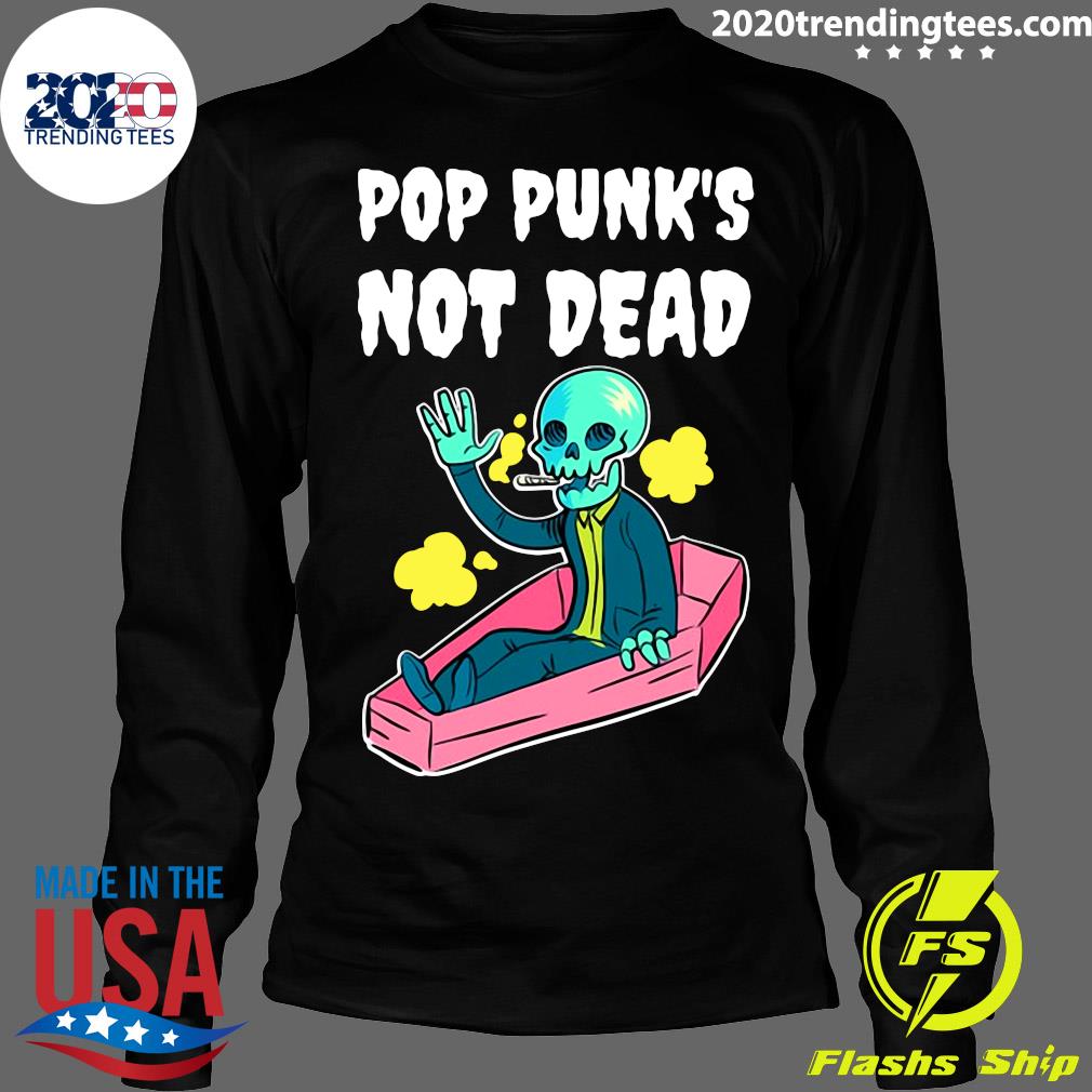 Pop Punk's Not Dead Coffin - Adult & Kids T-Shirts, Sweatshirts & Hoodies apparel design preview 4
