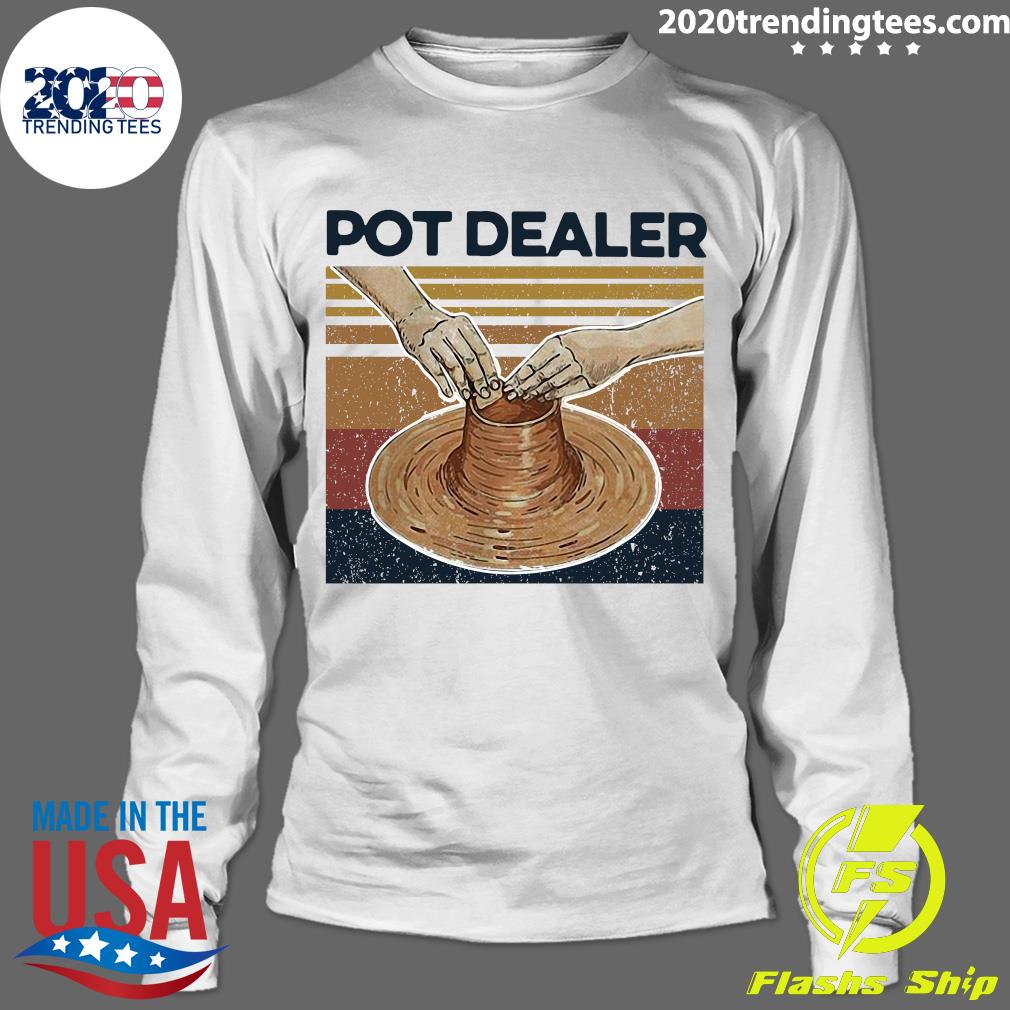 Pot Dealer Pottery Vintage Retro - Adult & Kids T-Shirts, Sweatshirts & Hoodies apparel design preview 4
