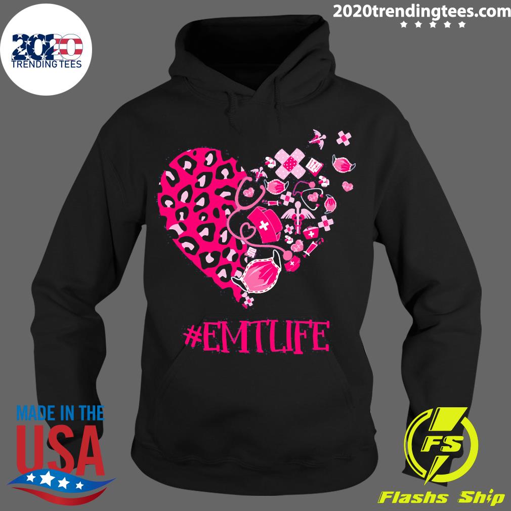 Premium nurse Valentine Mask EMT Life - Adult & Kids T-Shirts, Sweatshirts & Hoodies apparel design preview 2