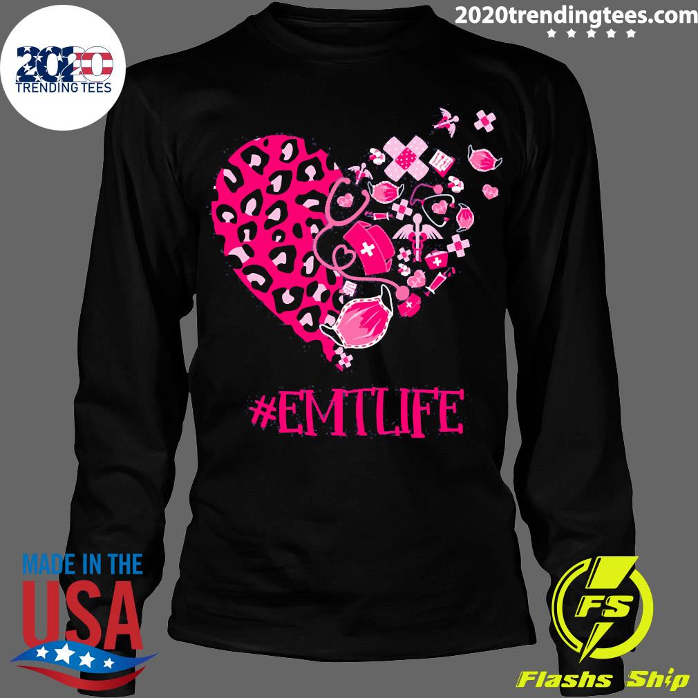 Premium nurse Valentine Mask EMT Life - Adult & Kids T-Shirts, Sweatshirts & Hoodies apparel design preview 4