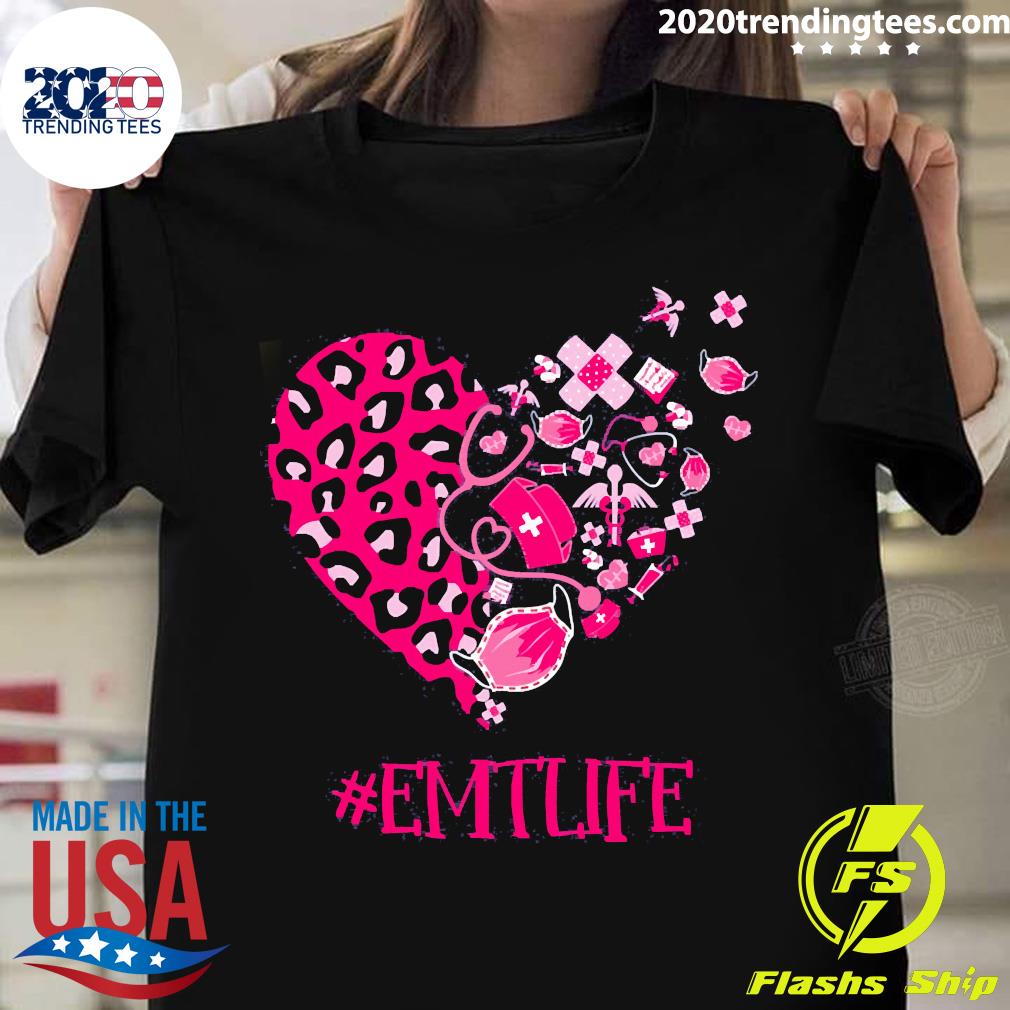 Premium nurse Valentine Mask EMT Life - Adult & Kids T-Shirts, Sweatshirts & Hoodies apparel design preview 1