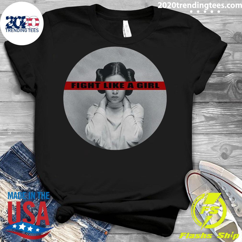 Princess Leia Star Wars Fight Like A Girl - Adult & Kids T-Shirts, Sweatshirts & Hoodies apparel design preview 3