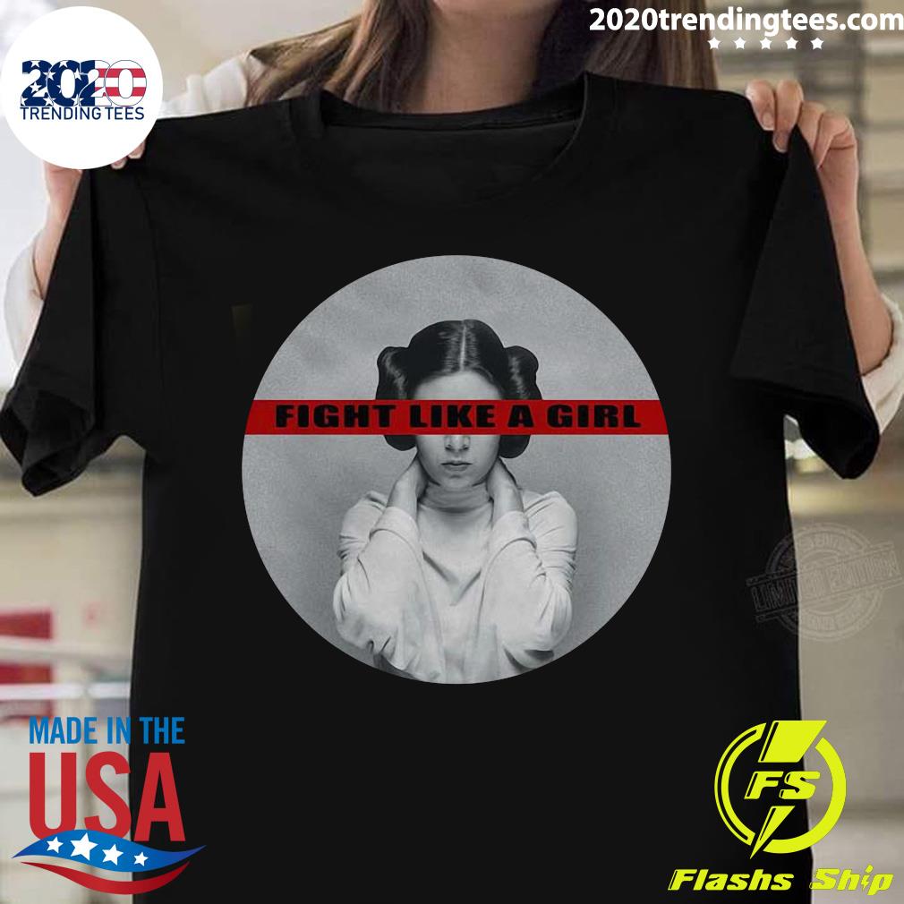 Princess Leia Star Wars Fight Like A Girl - Adult & Kids T-Shirts, Sweatshirts & Hoodies apparel design preview 1
