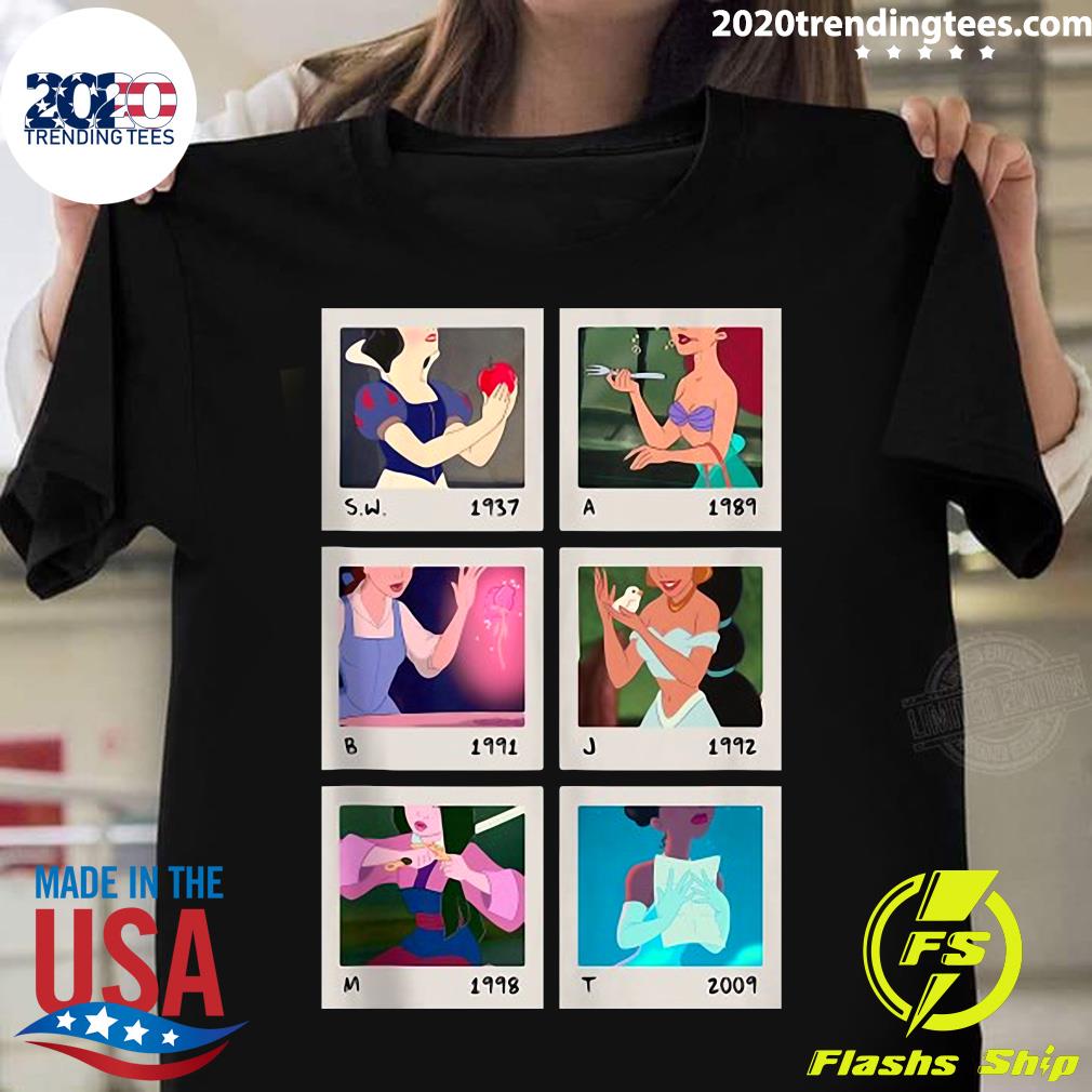Princess Polaroid Photo Grid - Adult & Kids T-Shirts, Sweatshirts & Hoodies apparel design preview 1