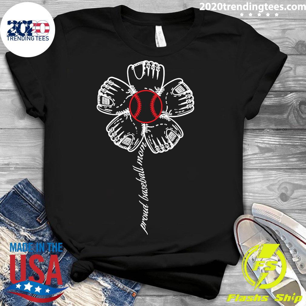 Proud Baseball Mom - Adult & Kids T-Shirts, Sweatshirts & Hoodies apparel design preview 3